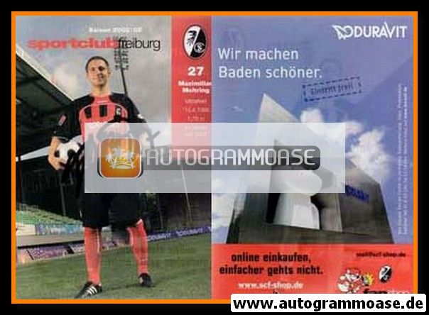 Autogramm Fussball | SC Freiburg | 2008 | Maximilian MEHRING