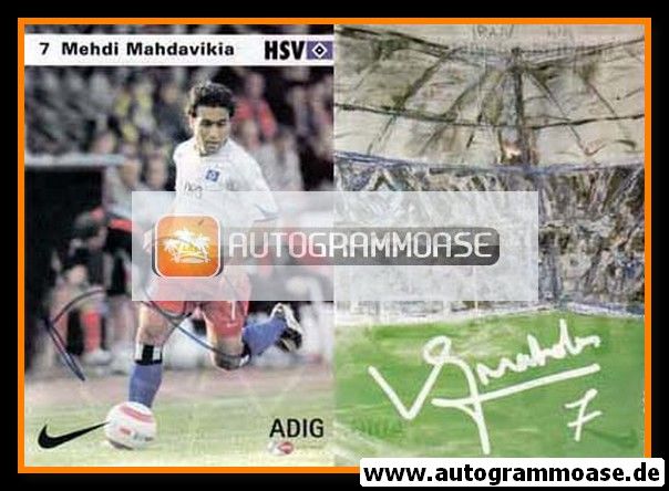 Autogramm Fussball | Hamburger SV | 2004 | Mehdi MAHDAVIKIA