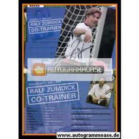 Autogramm Fussball | Hamburger SV | 2005 | Ralf ZUMDICK