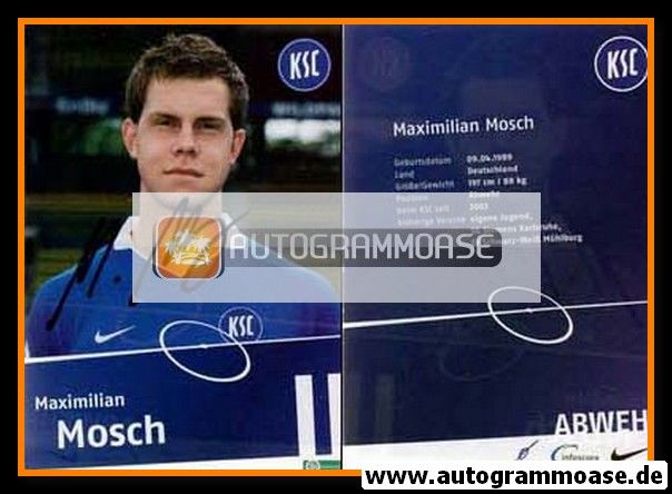Autogramm Fussball | Karlsruher SC II | 2009 | Maximilian MOSCH