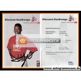 Autogramm Fussball | 1. FC Köln | 2001 | Alassane OUEDRAOGO