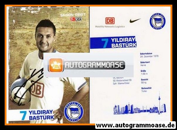 Autogramm Fussball | Hertha BSC Berlin | 2006 | Yildiray BAST&Uuml;RK