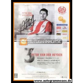 Autogramm Fussball | FSV Mainz 05 | 2009 | Peter VAN DER HEYDEN