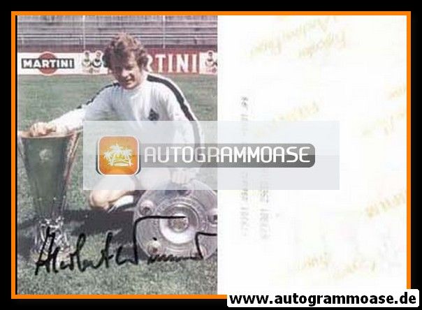 Autogramm Fussball | Borussia Mönchengladbach | 1960er Foto | Herbert WIMMER (Pokale Color)