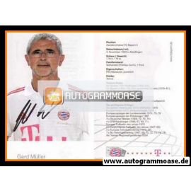 Autogramm Fussball | FC Bayern München | 2011 | Gerd MÜLLER