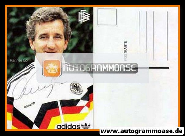 Autogramm Fussball | DFB | 1988 Adidas | Hannes LÖHR
