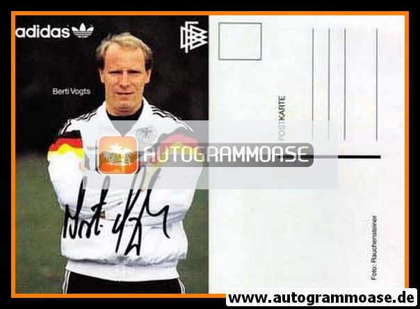 Autogramm Fussball | DFB | 1988 Adidas | Berti VOGTS