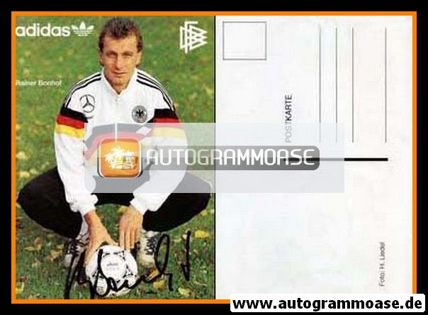 Autogramm Fussball | DFB | 1991 Adidas | Rainer BONHOF (1)