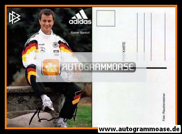 Autogramm Fussball | DFB | 1991 Adidas | Rainer BONHOF (2)