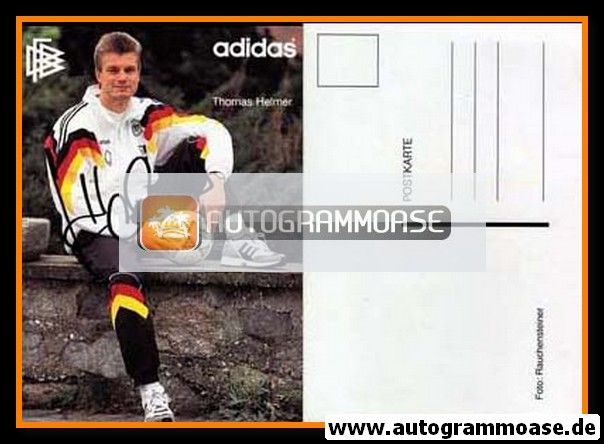Autogramm Fussball | DFB | 1992 Adidas | Thomas HELMER