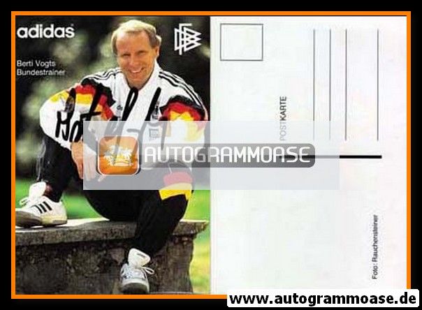 Autogramm Fussball | DFB | 1992 Adidas | Berti VOGTS