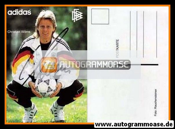 Autogramm Fussball | DFB | 1992 Adidas | Christian WÖRNS