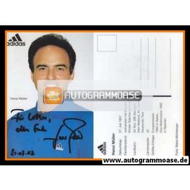 Autogramm Fussball | 1990er Adidas | Hansi MÜLLER (Portrait Color)