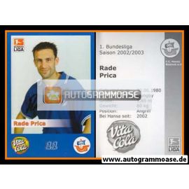 Autogramm Fussball | Hansa Rostock | 2002 | Rade PRICA