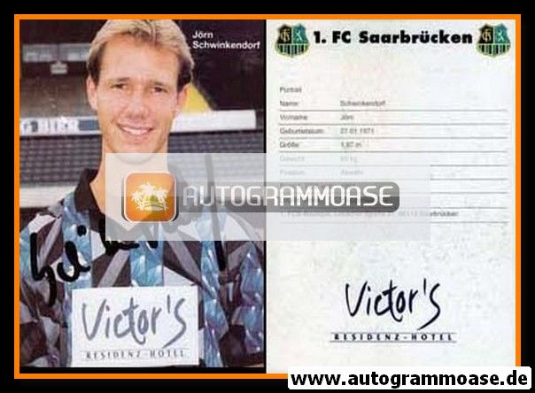 Autogramm Fussball | 1. FC Saarbrücken | 1994 | Jörn SCHWINKENDORF