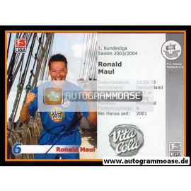 Autogramm Fussball | Hansa Rostock | 2003 | Ronald MAUL