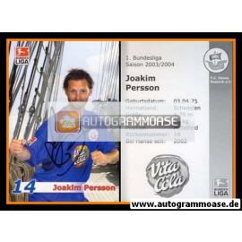 Autogramm Fussball | Hansa Rostock | 2003 | Joakim PERSSON