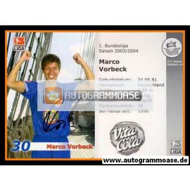 Autogramm Fussball | Hansa Rostock | 2003 | Marco VORBECK