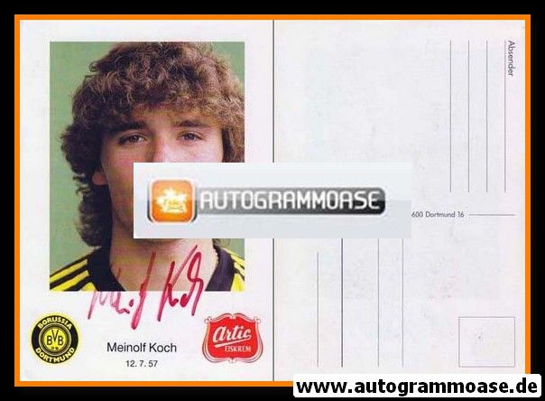 Autogramm Fussball | Borussia Dortmund | 1983 | Meinolf KOCH