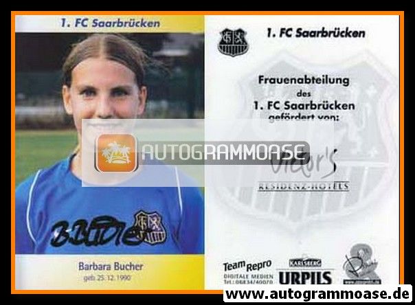 Autogramm Fussball (D) | 1. FC Saarbrücken | 2006 | Barbara BUCHER