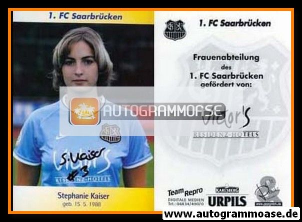 Autogramm Fussball (D) | 1. FC Saarbrücken | 2006 | Stephanie KAISER