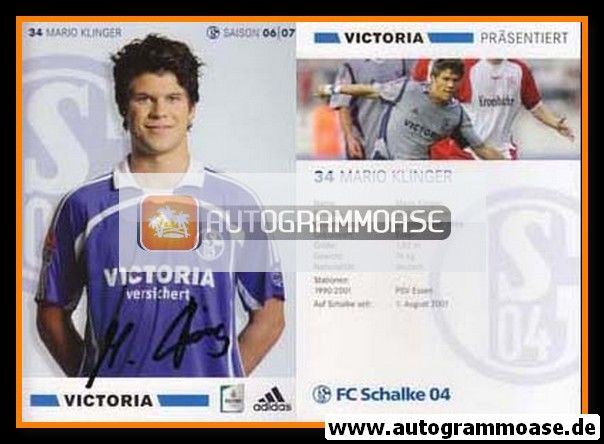 Autogramm Fussball | FC Schalke 04 | 2006 | Mario KLINGER