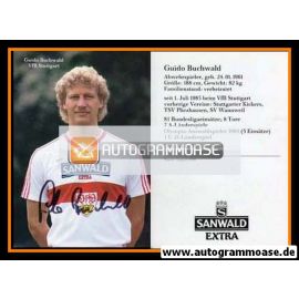 Autogramm Fussball | VfB Stuttgart | 1986 | Guido BUCHWALD