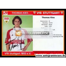 Autogramm Fussball | VfB Stuttgart | 1998 | Thomas KIES