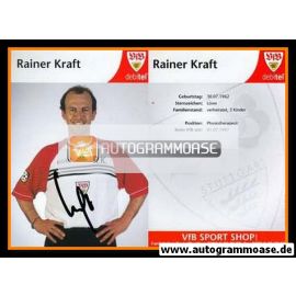 Autogramm Fussball | VfB Stuttgart | 1999 | Rainer KRAFT