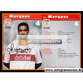 Autogramm Fussball | VfB Stuttgart | 2002 | Rui MARQUES