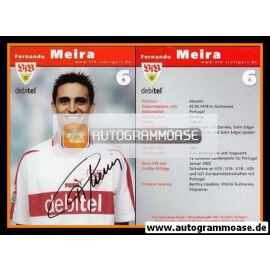 Autogramm Fussball | VfB Stuttgart | 2002 | Fernando MEIRA