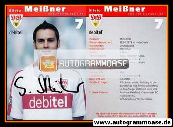 Autogramm Fussball | VfB Stuttgart | 2002 | Silvio MEISSNER
