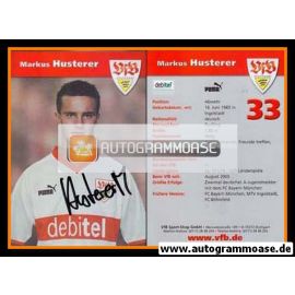 Autogramm Fussball | VfB Stuttgart | 2003 | Markus HUSTERER