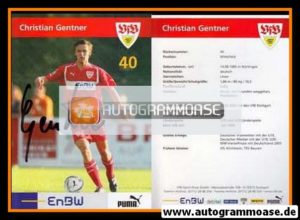 Autogramm Fussball | VfB Stuttgart | 2005 | Christian GENTNER