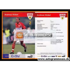 Autogramm Fussball | VfB Stuttgart | 2005 | Andreas HINKEL