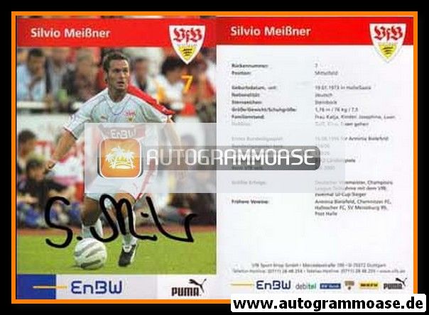Autogramm Fussball | VfB Stuttgart | 2005 | Silvio MEISSNER