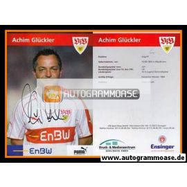 Autogramm Fussball | VfB Stuttgart | 2005 TM | Achim GLÜCKLER