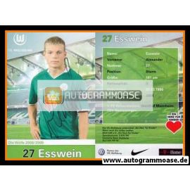 Autogramm Fussball | VfL Wolfsburg | 2008 | Alexander ESSWEIN