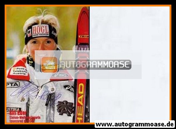 Autogramm Ski Alpin | Elfi EDER | 1990er (Högl)