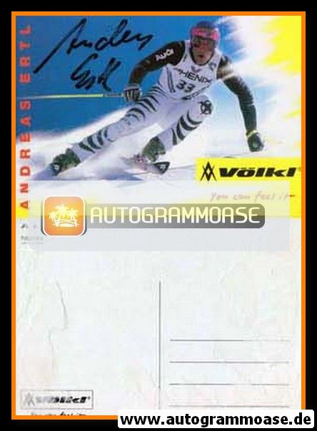 Autogramm Ski Alpin | Andreas ERTL | 1990er (Völkl)