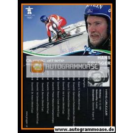Autogramm Ski Alpin | Hans GRUGGER | 2010 (Vancouver)