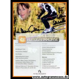 Autogramm Ski Alpin | Katharina GUTENSOHN | 2009(Kirchberg)