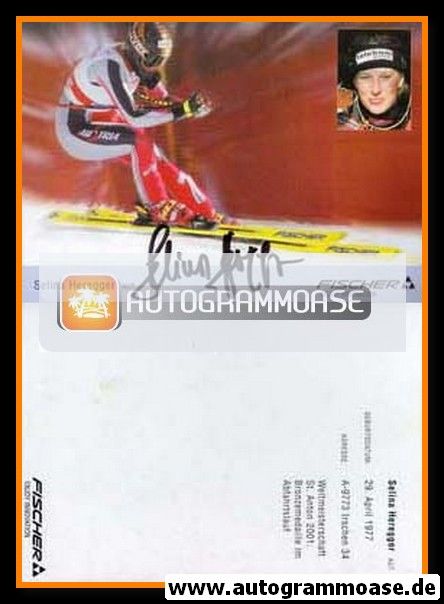 Autogramm Ski Alpin | Selina HEREGGER | 2001 (Fischer)