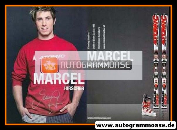 Autogramm Ski Alpin | Marcel HIRSCHER | 2010er (Atomic)