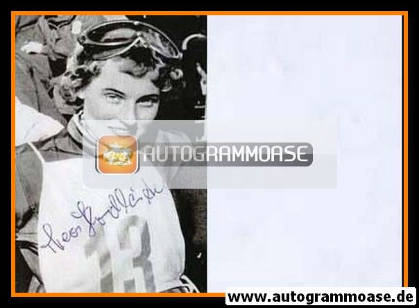 Autogramm Ski Alpin | Dorothea HOCHLEITNER | 1956 (Portrait SW) OS-Bronze