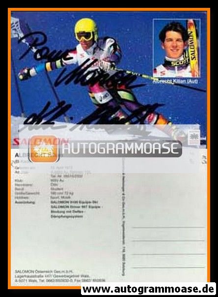 Autogramm Ski Alpin | Kilian ALBRECHT | 1990er (Salomon)
