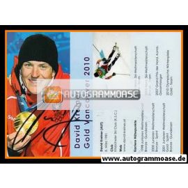 Autogramm Nordische Kombination | David KREINER | 2010 (Portrait Color) OS-Gold