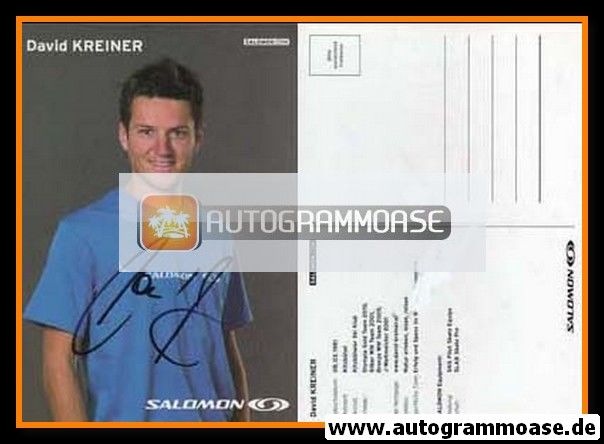 Autogramm Nordische Kombination | David KREINER | 2010 (Salomon)