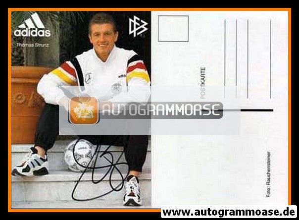 Autogramm Fussball | DFB | 1996 Adidas | Thomas STRUNZ