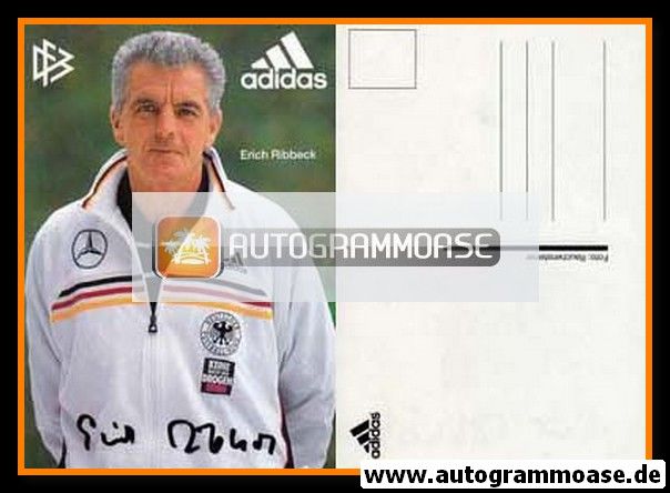 Autogramm Fussball | DFB | 1999 Adidas | Erich RIBBECK
